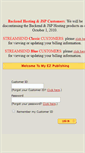 Mobile Screenshot of my.ezpublishing.com